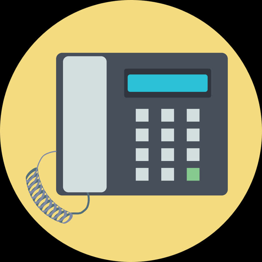 Office Telephone Icon PNG