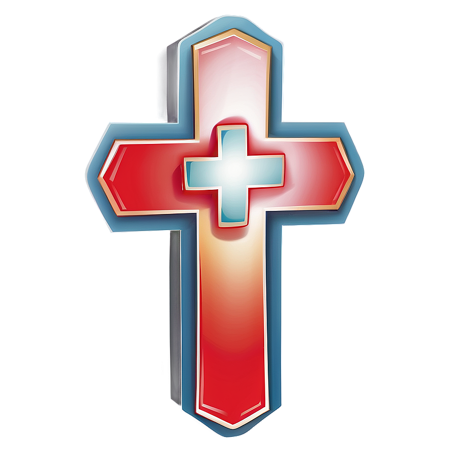 Flat Design Red Cross Png Vdf PNG