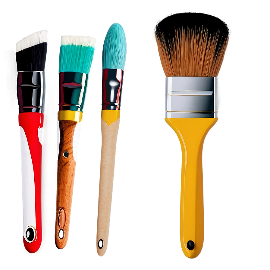 Flat Paint Brushes Png Qlv58 PNG
