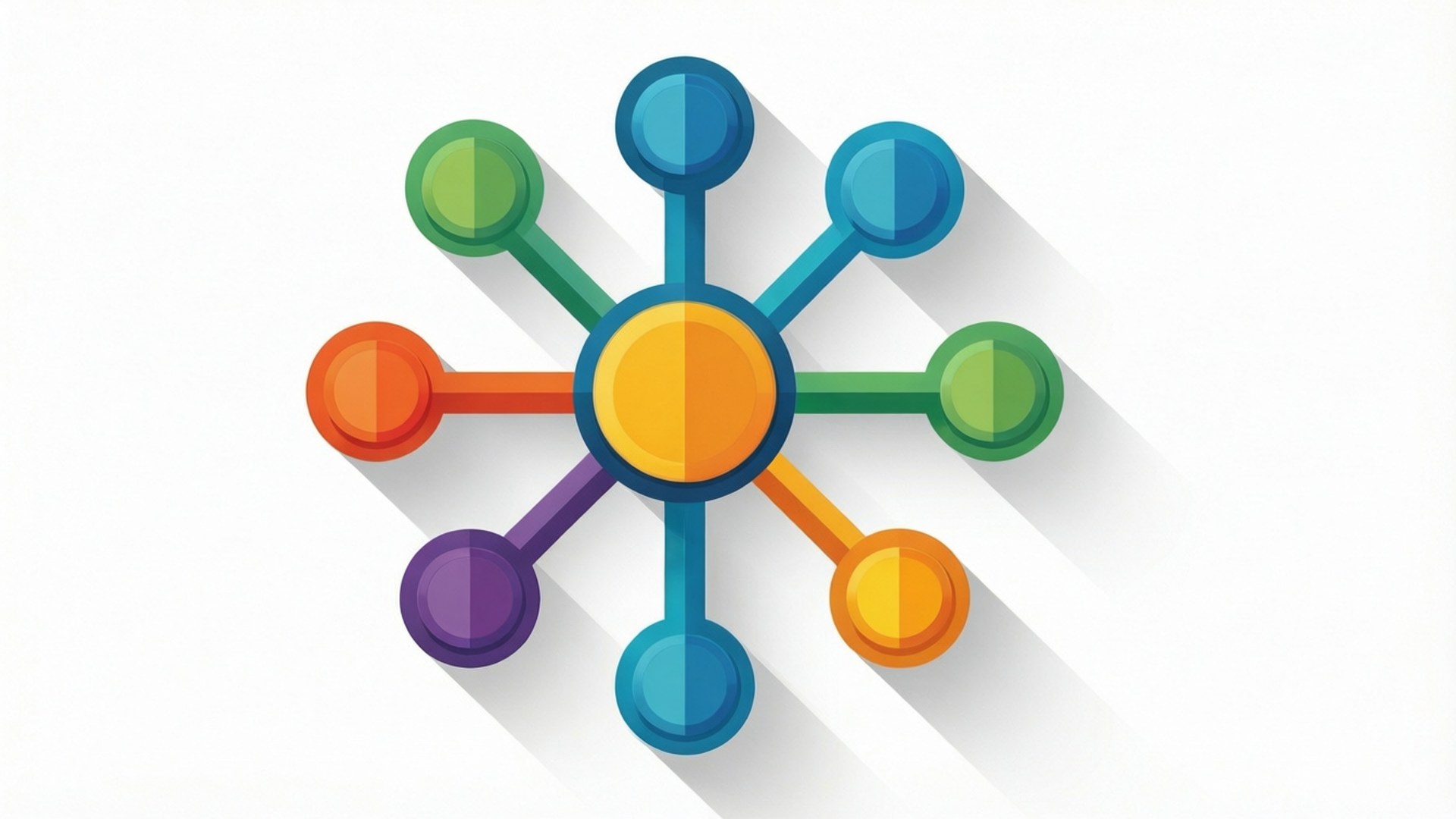 Flat Vector Network Taustakuvat