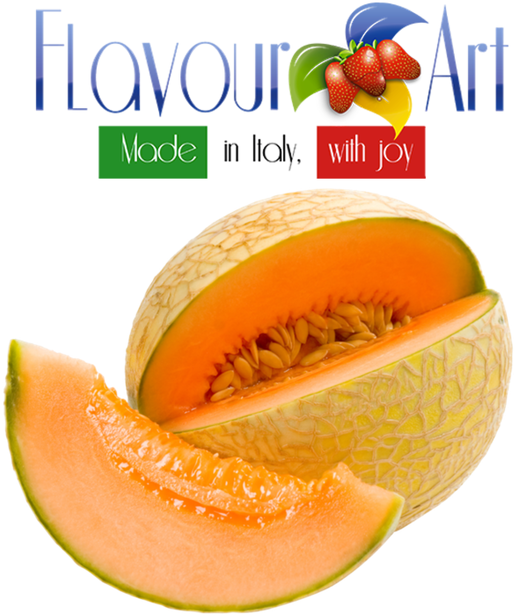Flavour Art Cantaloupe Italian Brand PNG