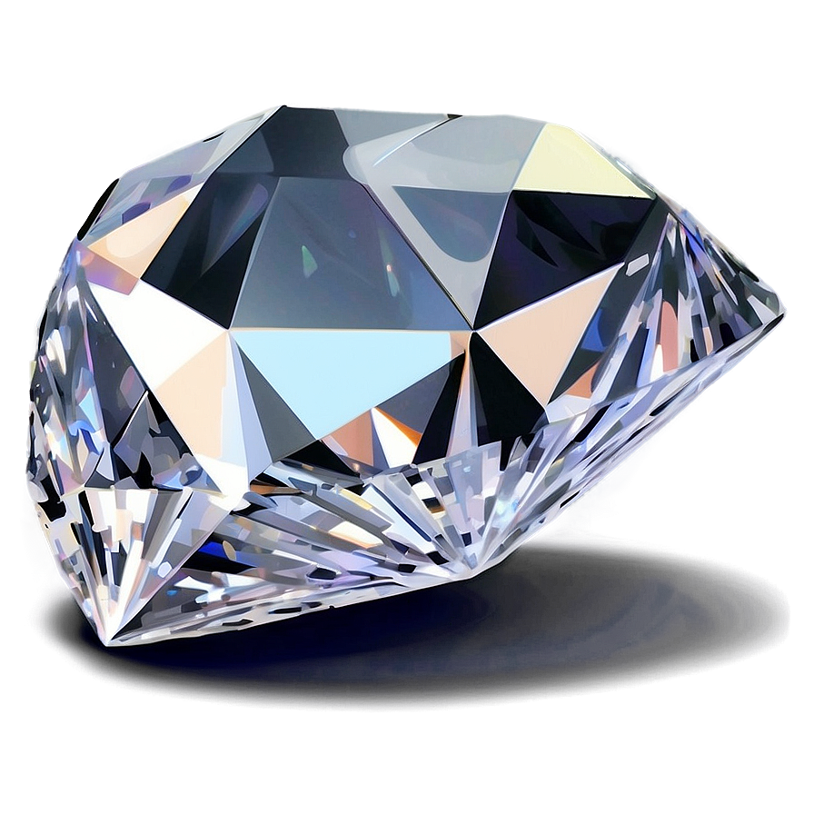 Flawless Diamond Illustration Png 06242024 PNG