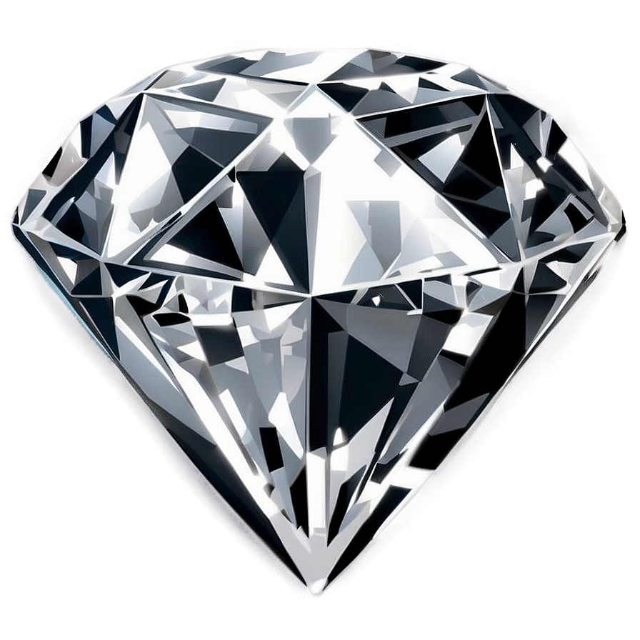 Flawless Diamond Illustration Png Nbt62 PNG