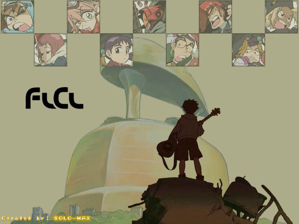 FLCL Anime Characters Wallpaper