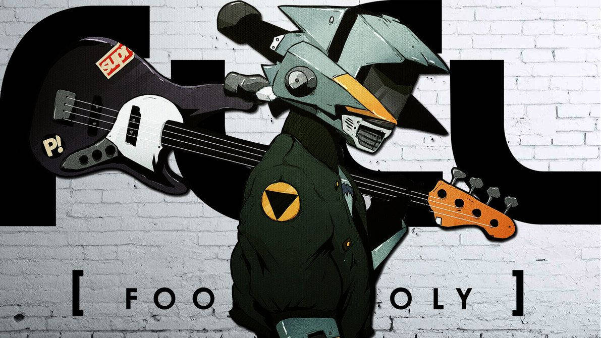 FLCL Canti With Guitar Wallpaper