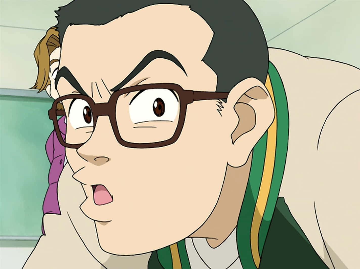 Gaku Manabe - The Eccentric Character in FLCL Animé Wallpaper