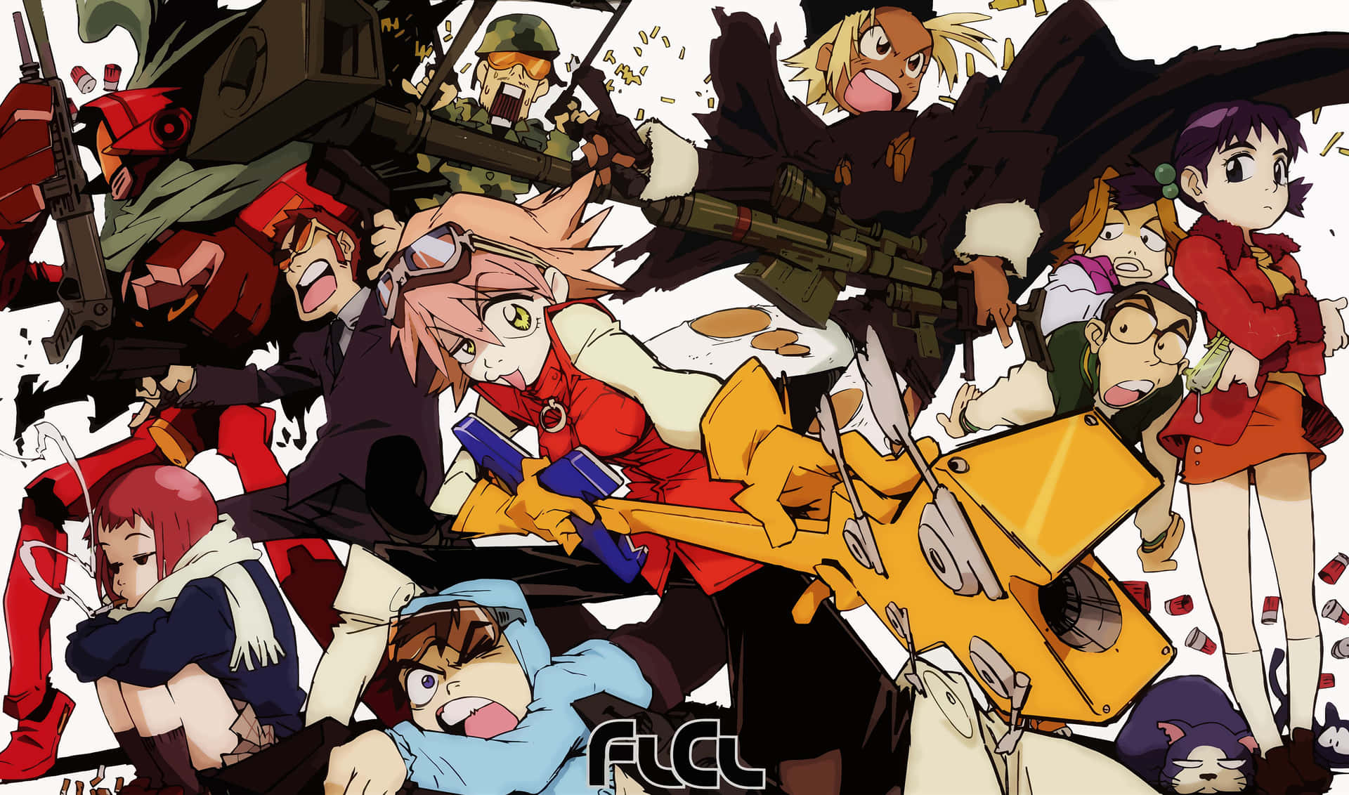 Gaku Manabe - FLCL Anime Character Wallpaper