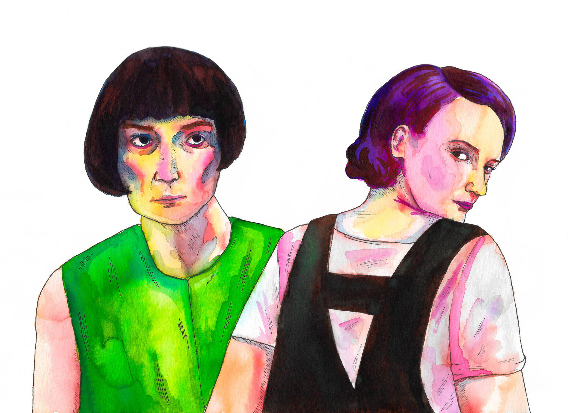 Fleabag And Claire Art