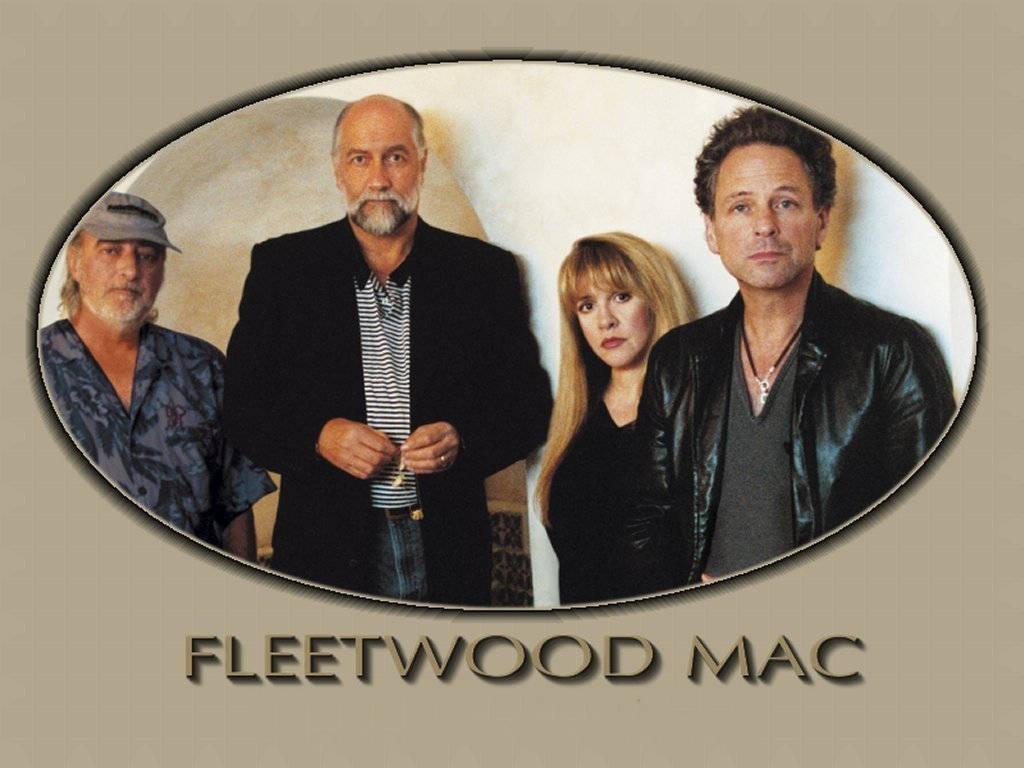 Fleetwood Mac Inside Oval Wallpaper