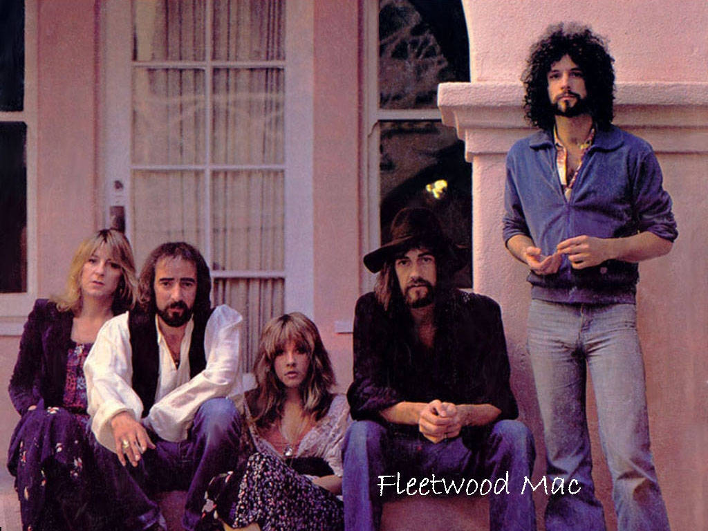 Fleetwood Mac Sitting On Porch Wallpaper