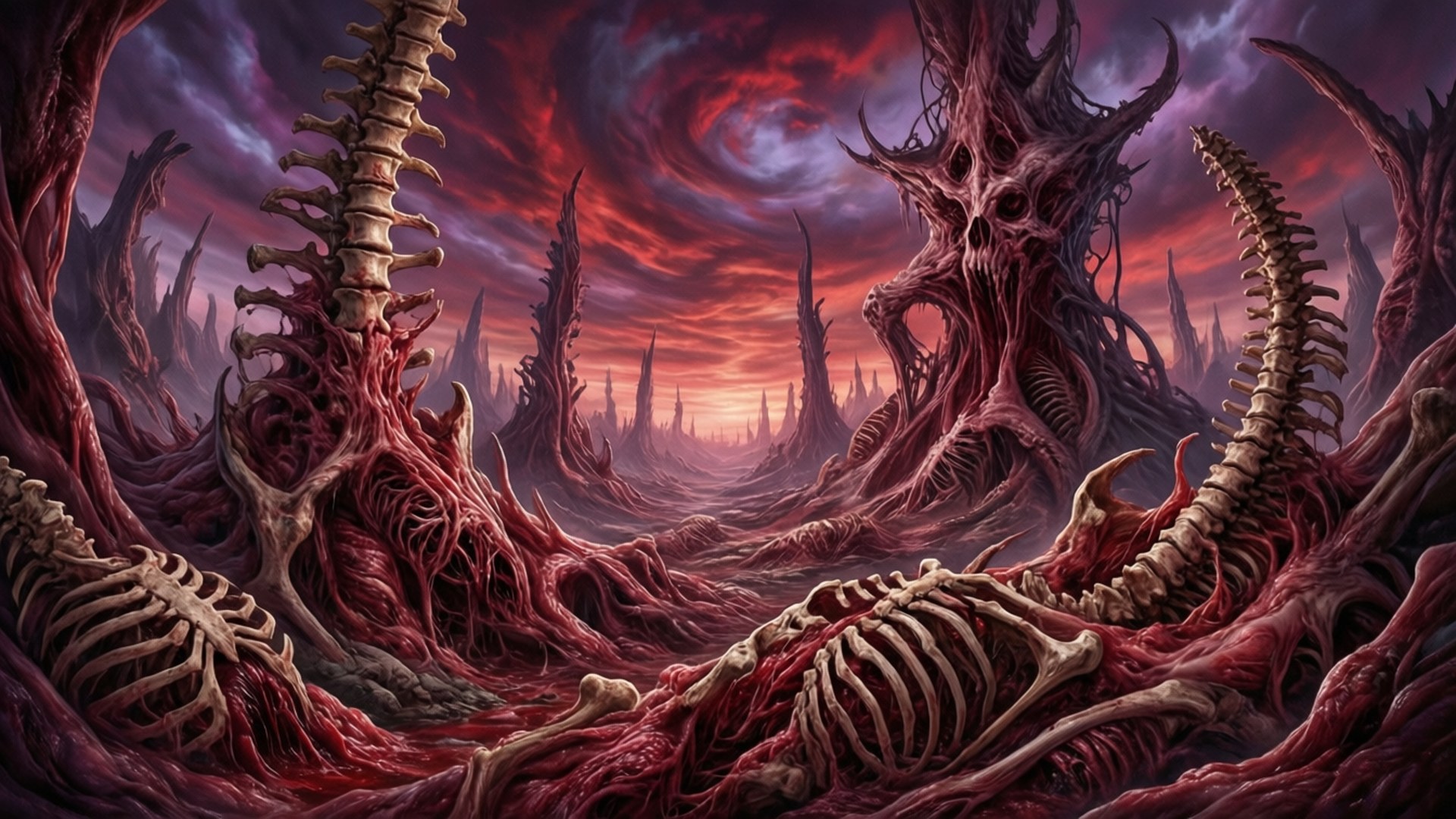 Fleshscape Wallpaper