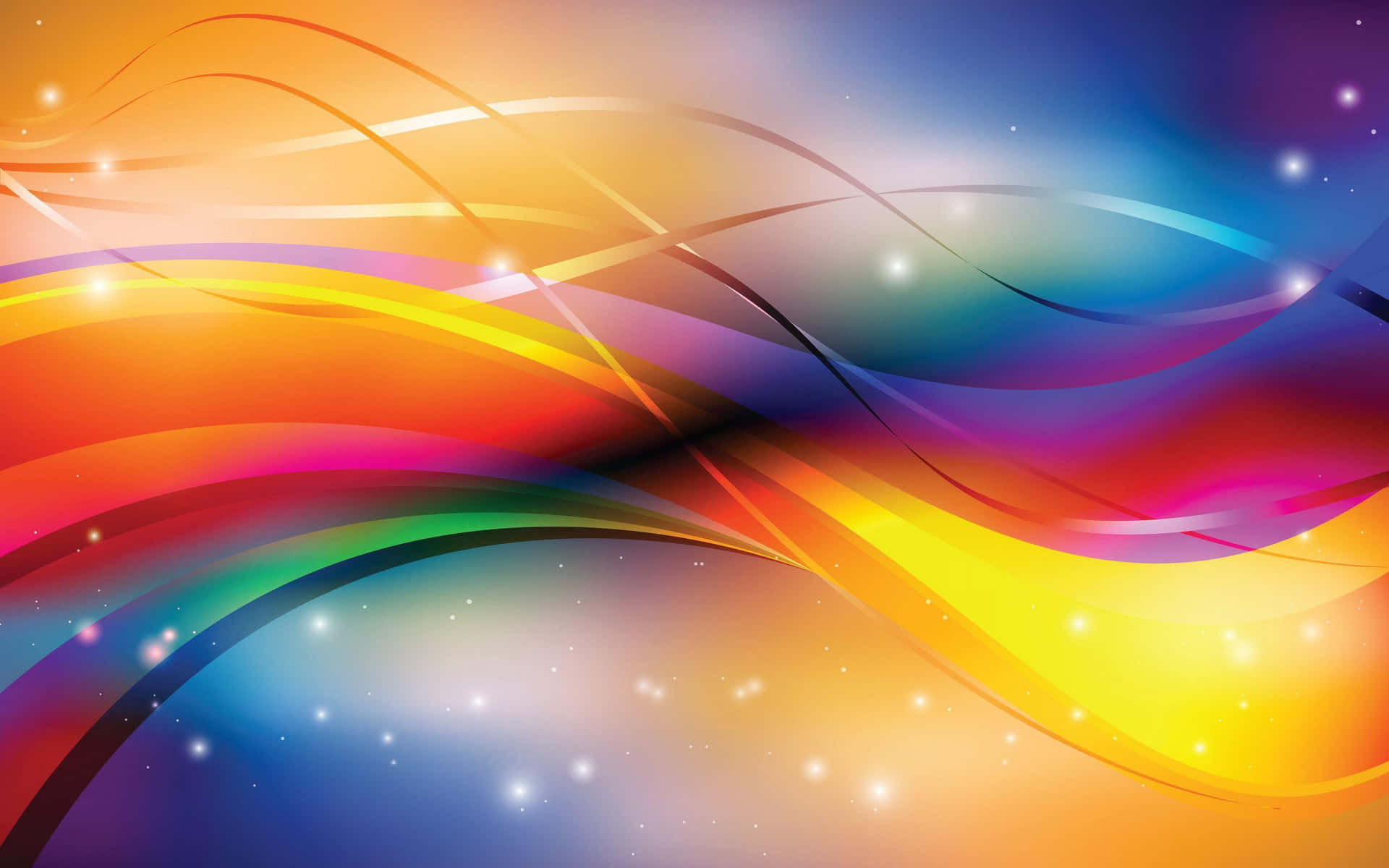 An Abstract Background With Colorful Waves