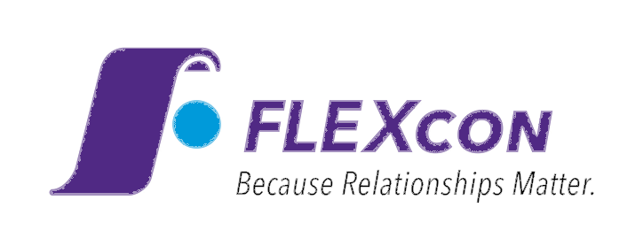 Flexcon Company Logowith Slogan PNG
