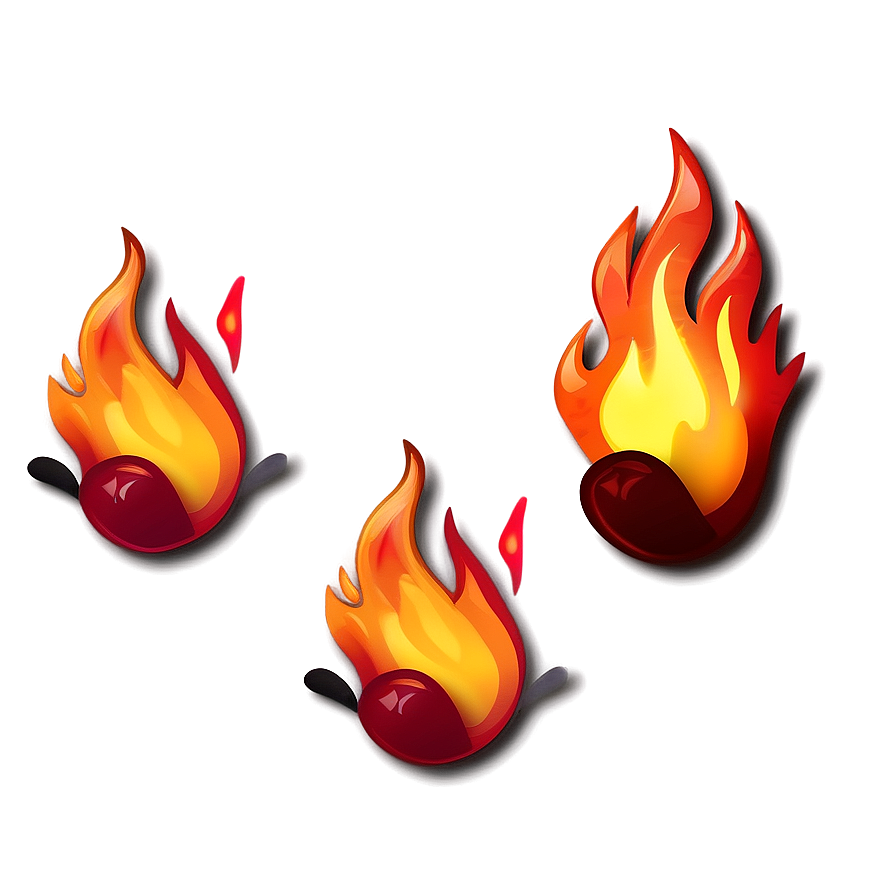 Flicker Fire Emoji Asset Png 05042024 PNG