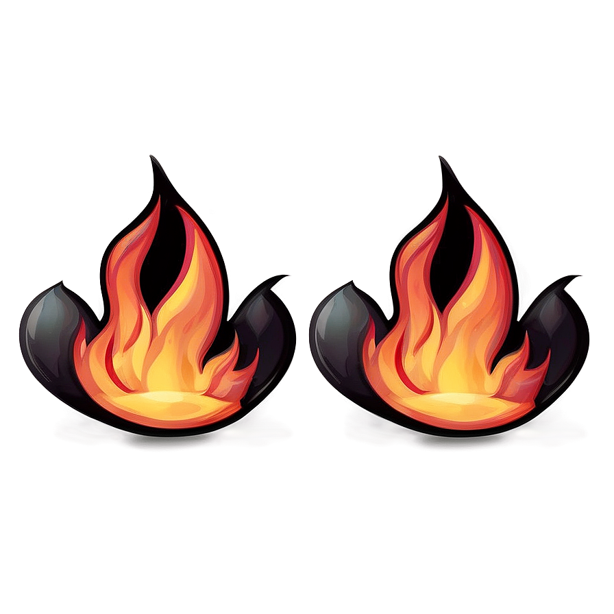 Flicker Fire Emoji Asset Png 05042024 PNG