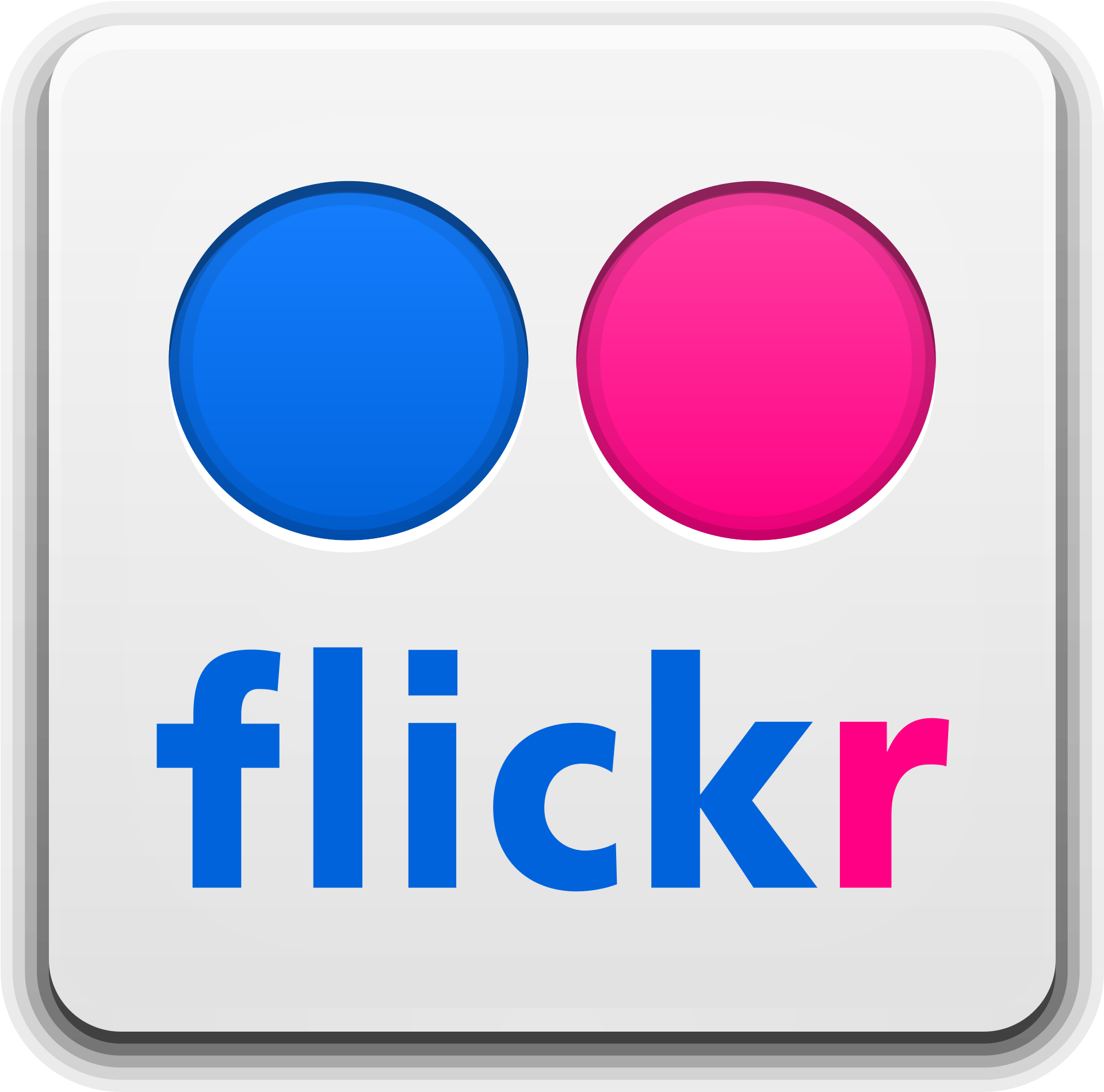 Flickr Logo Icon PNG