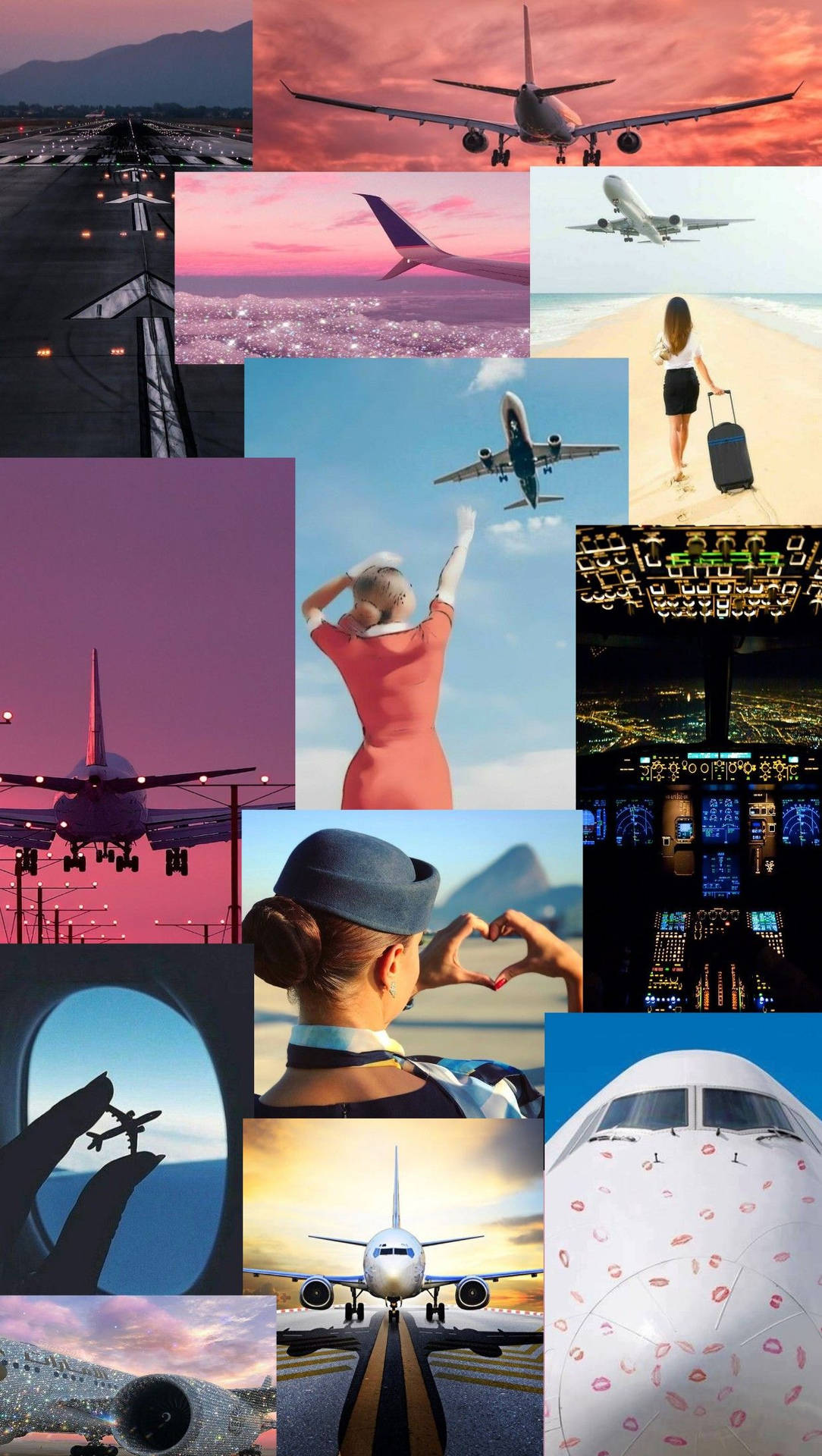 Flight Attendant Photo Compilation Wallpaper