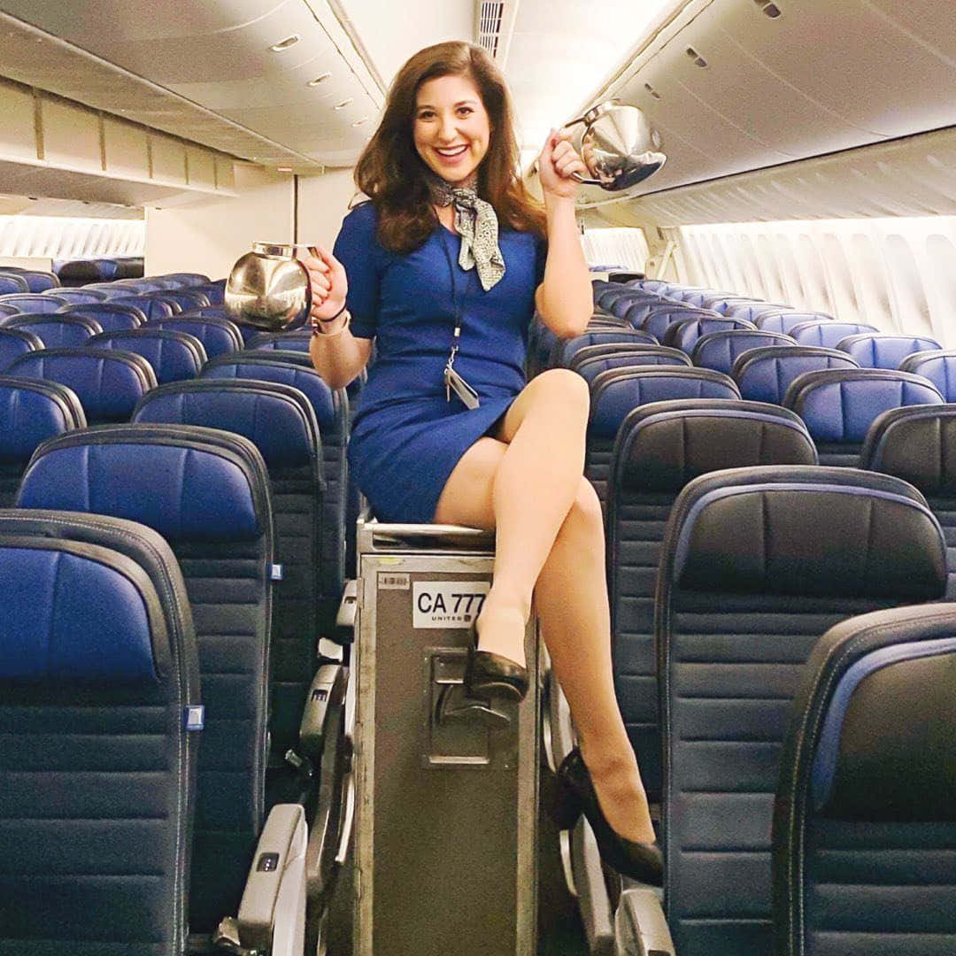 Lovely Flight Attendant Picture