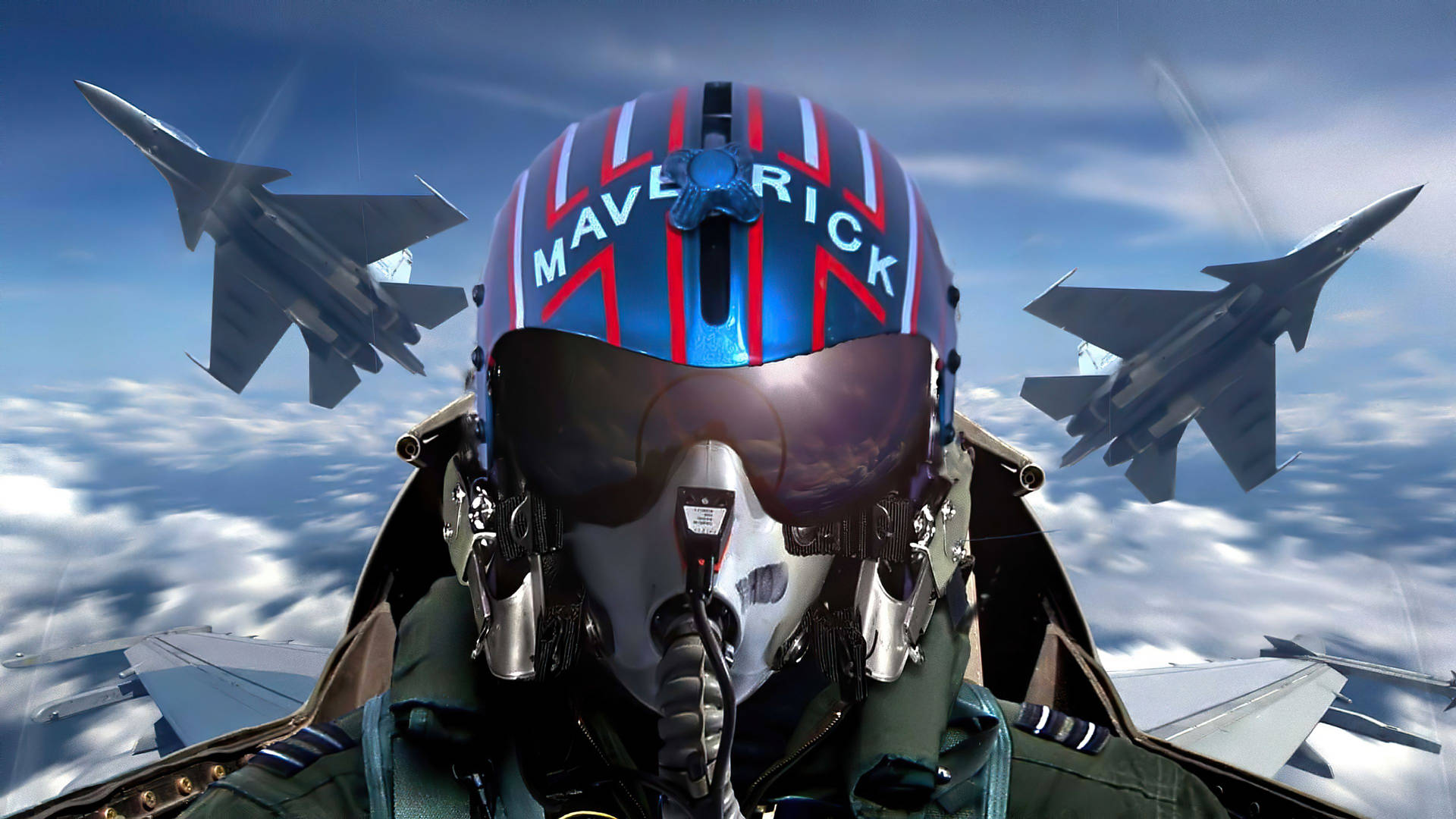 Flight Helmet Top Gun: Maverick Wallpaper