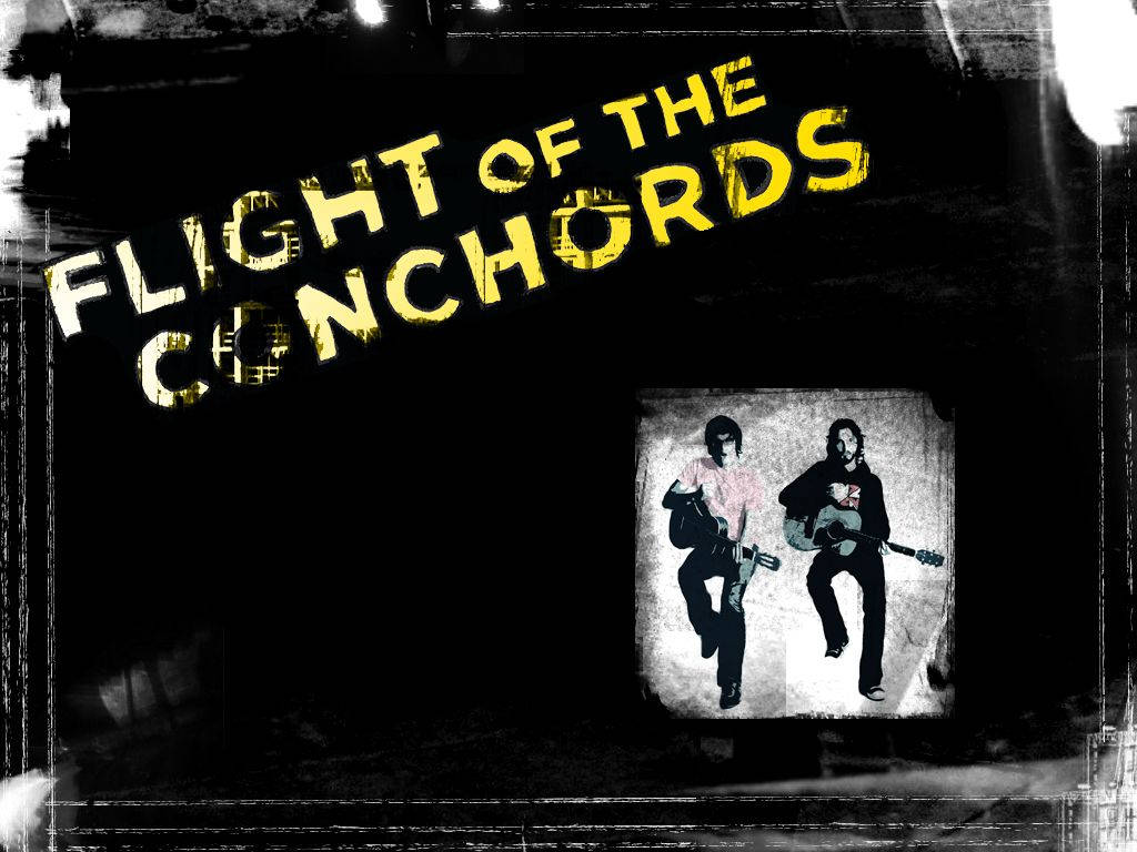 Flight Of The Conchords Grungy Poster Wallpaper