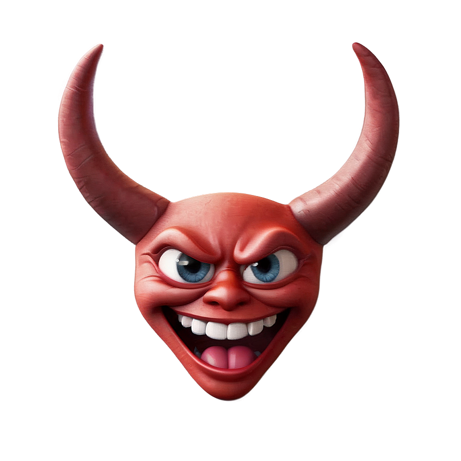 Download Flirty Devil Emoji Png Hfn | Wallpapers.com