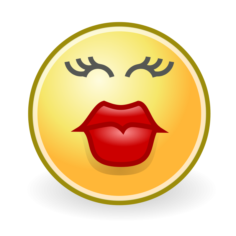 Flirty Emojiwith Lashesand Lips PNG