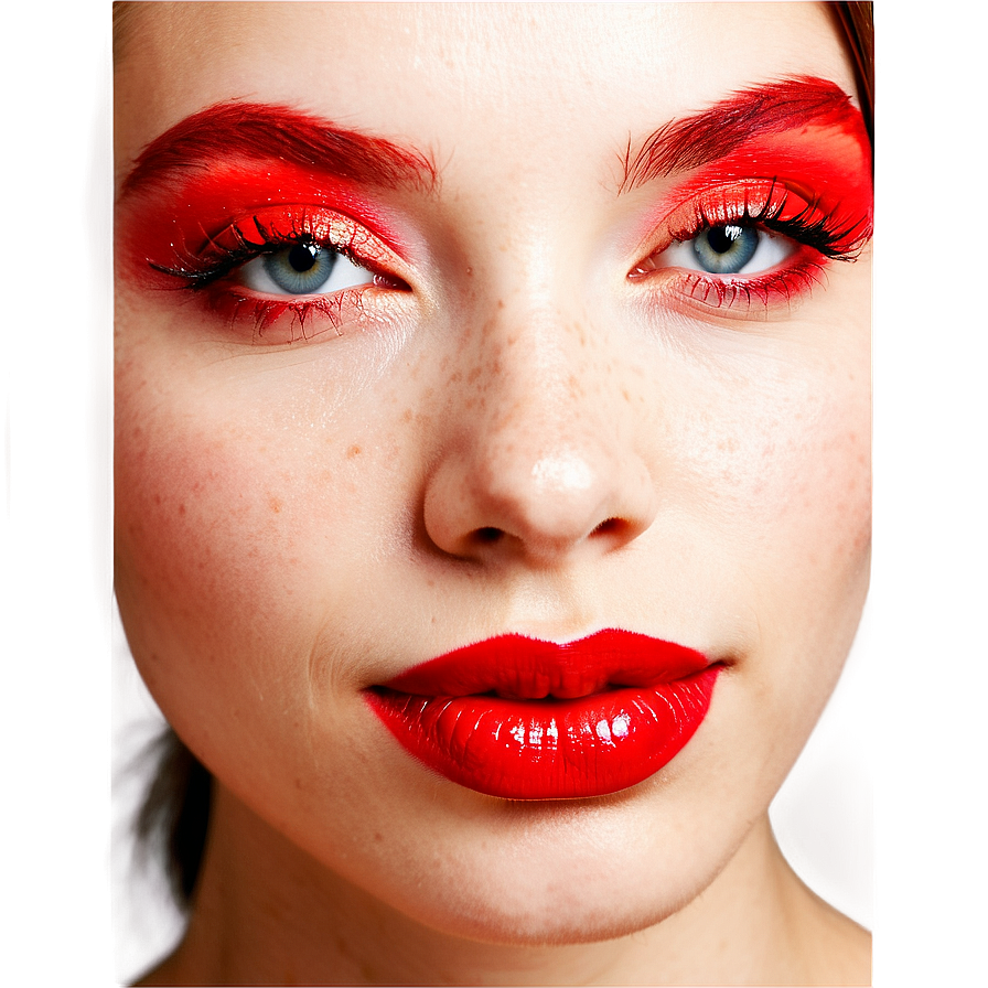 Flirty Red Lips Wink Png 06112024 PNG