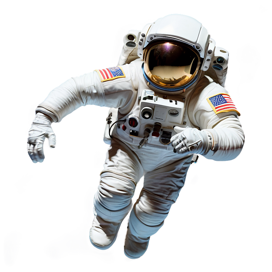 Download Floating Astronaut In Space Png Yvo11 | Wallpapers.com