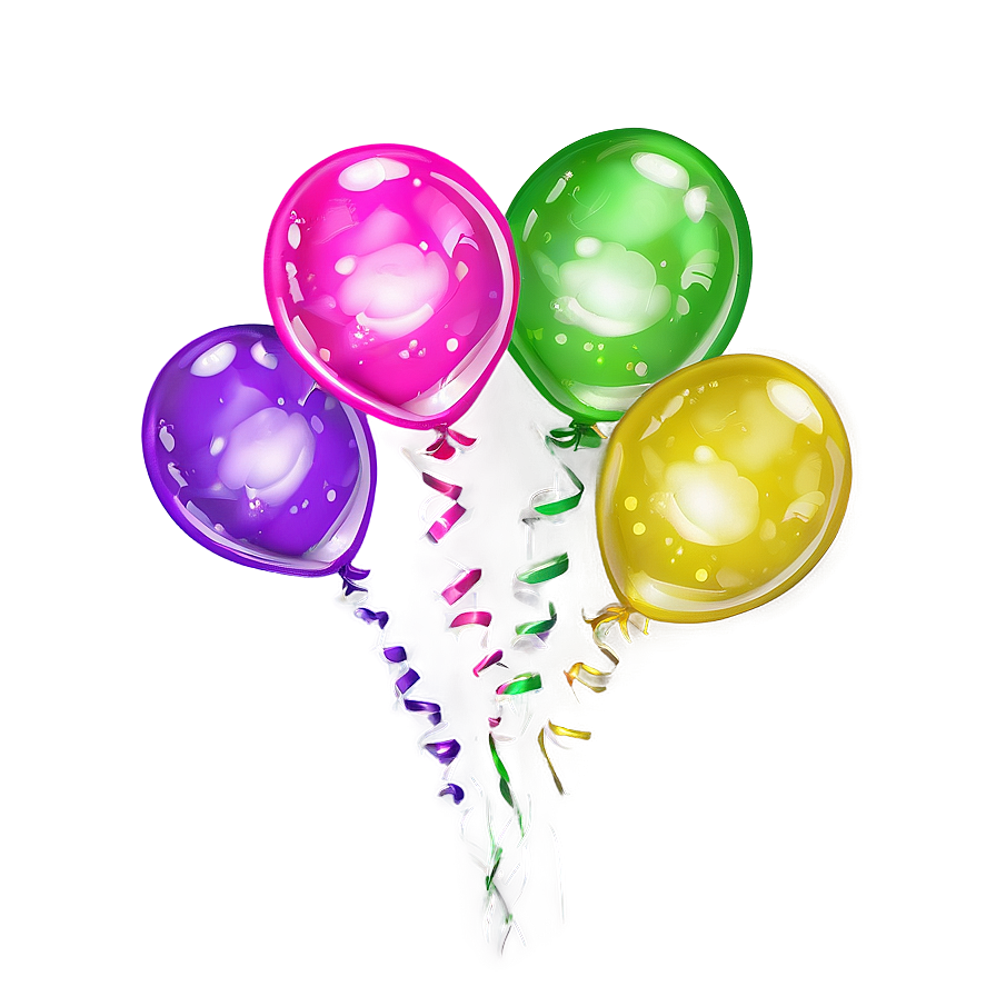 Floating Balloon Bundle Png Lfi36 PNG