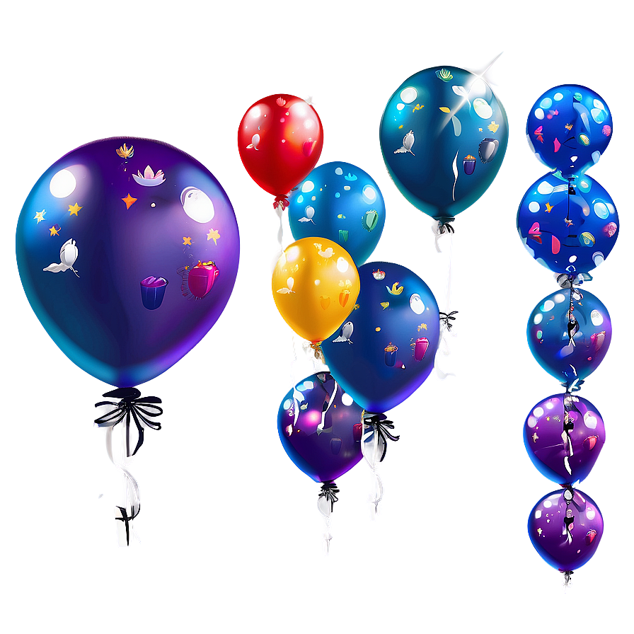 Floating Balloons Png Lsy19 PNG