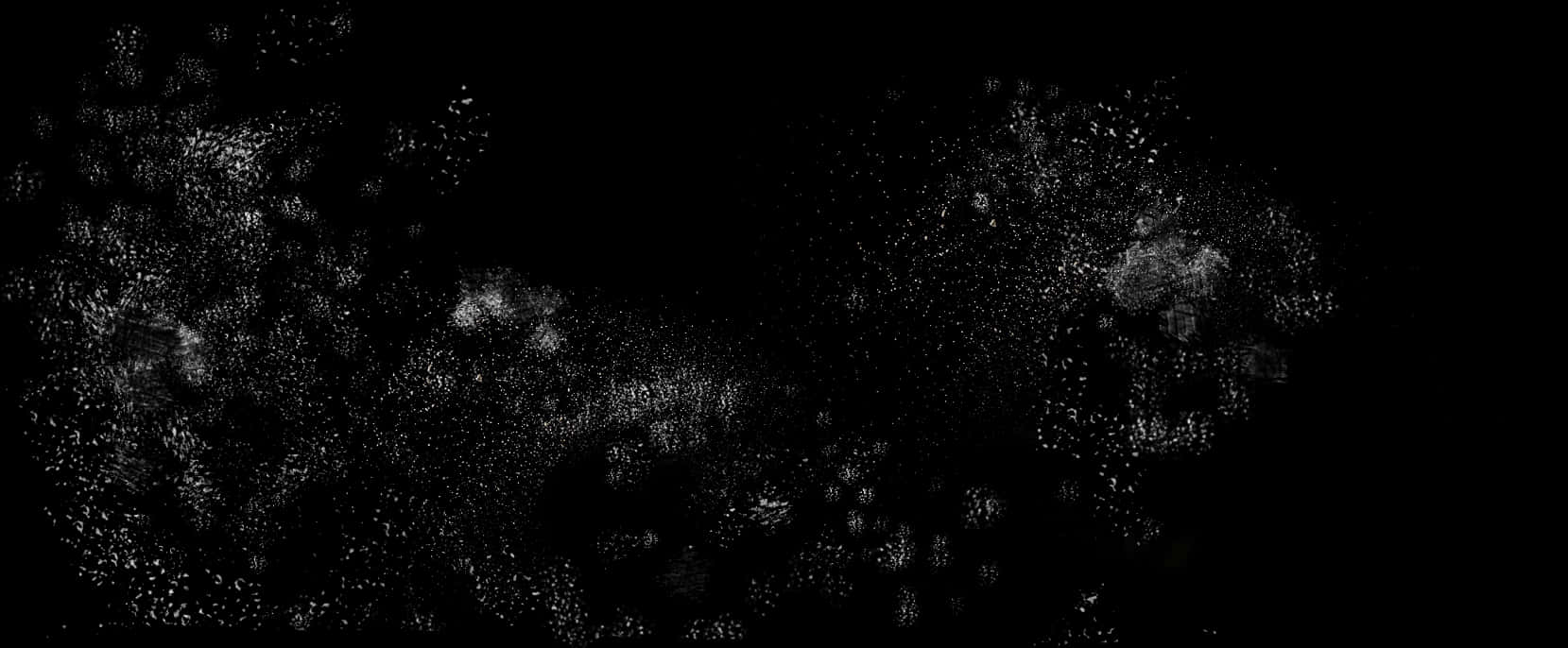 Floating Dust Particles Black Background PNG