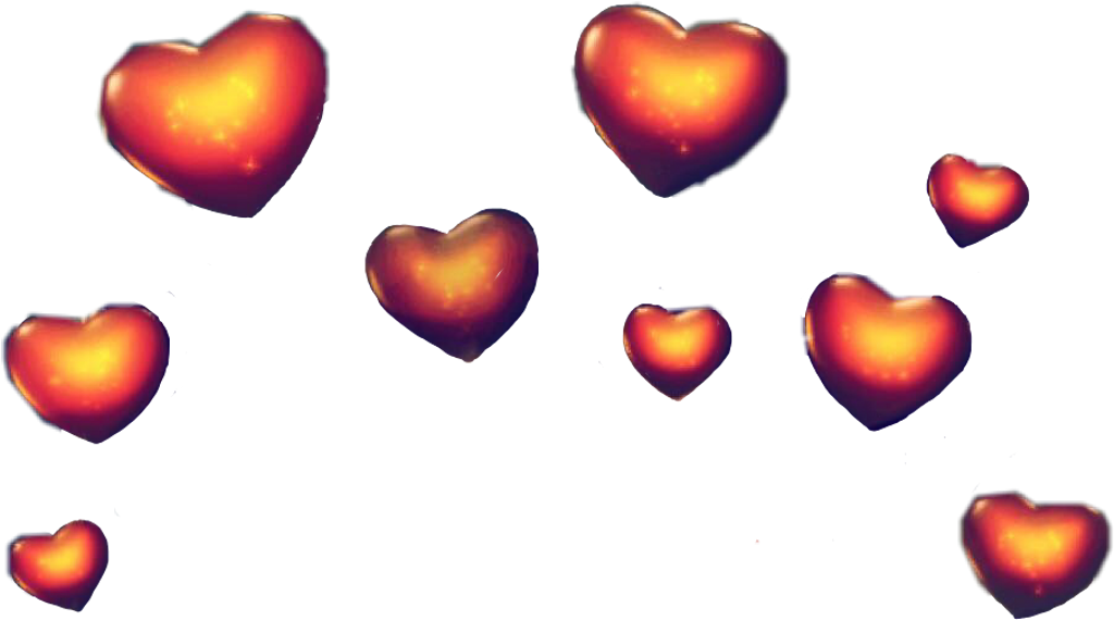 Floating Hearts Filter Effect PNG