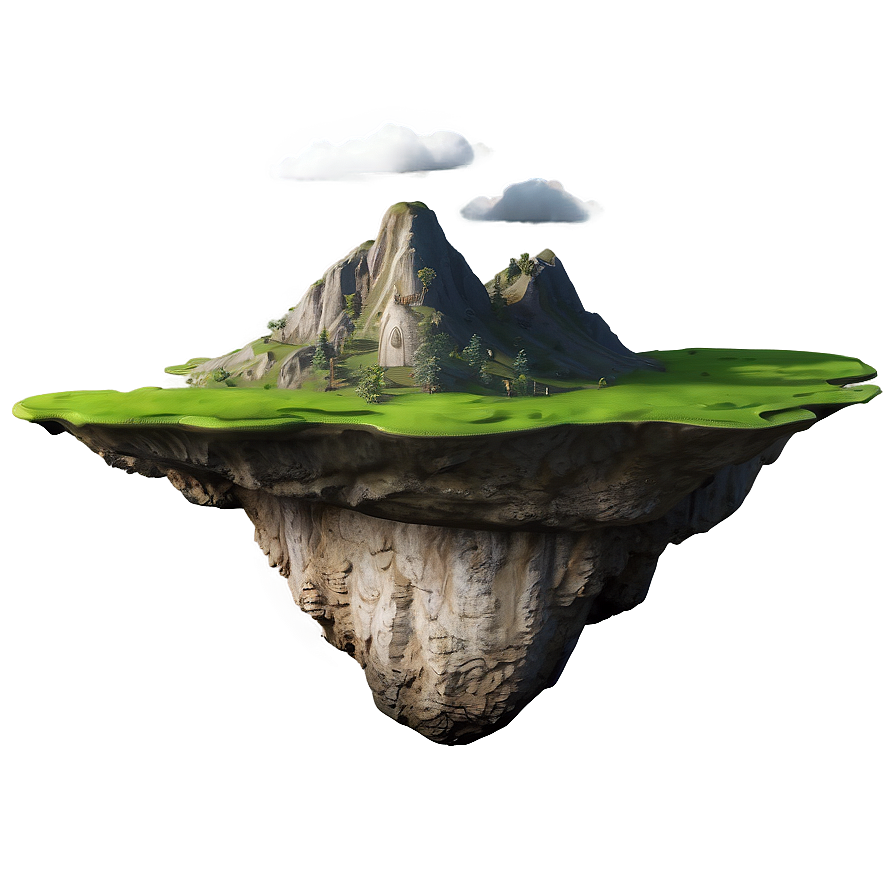 Download Floating Island Fantasy Png 05232024 | Wallpapers.com