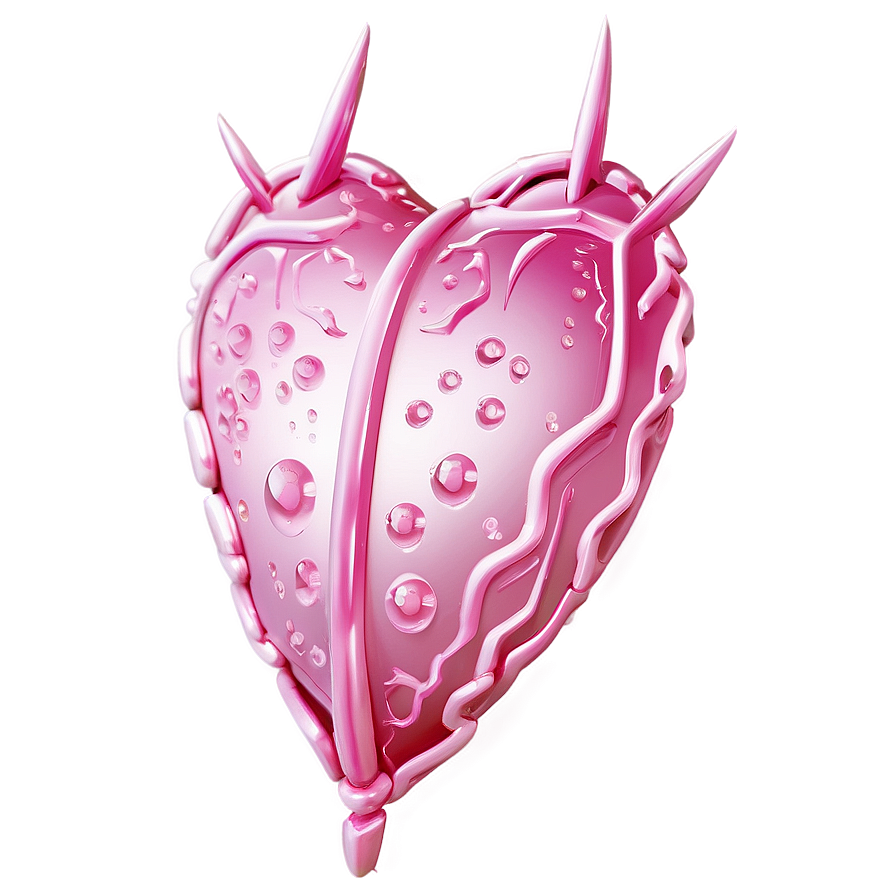 Floating Pink Heart Png Bum PNG