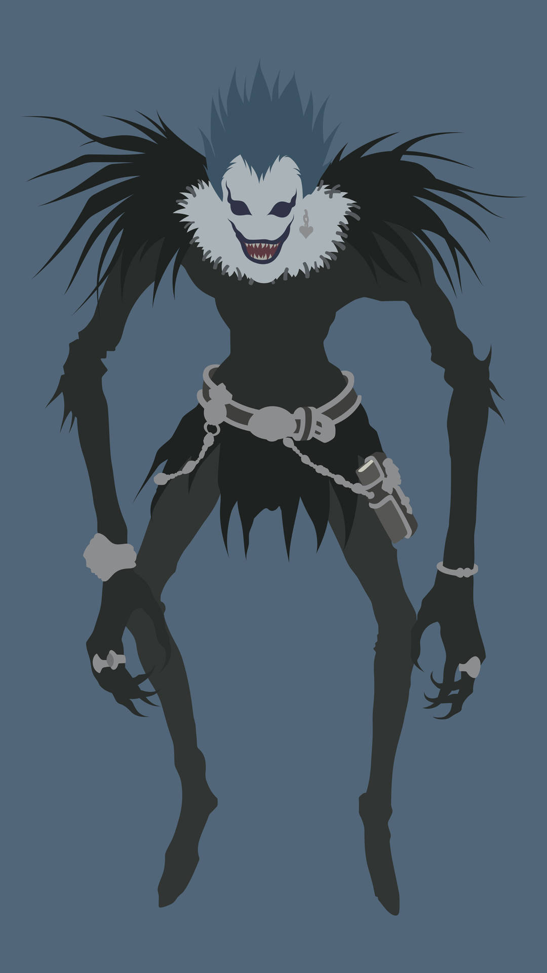 Floating Ryuk Artwork From Death Note iPhone Wallpaper
