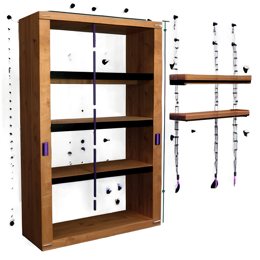Floating Shelf Cabinet Png 06122024 PNG