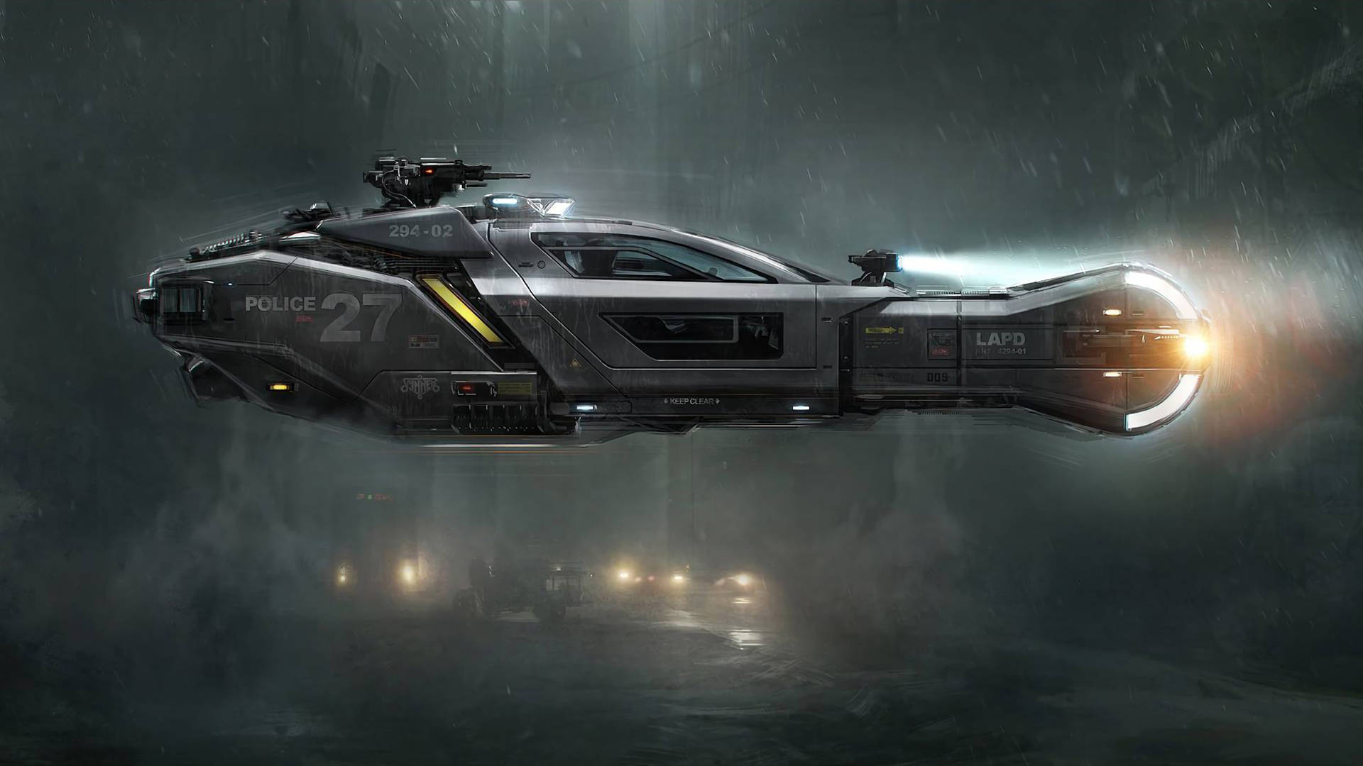 Floating Spinner Blade Runner 2049 4k