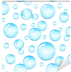 Floating Water Bubbles Pattern PNG