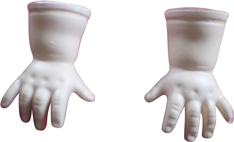 Floating_ Gloves_ Surreal PNG