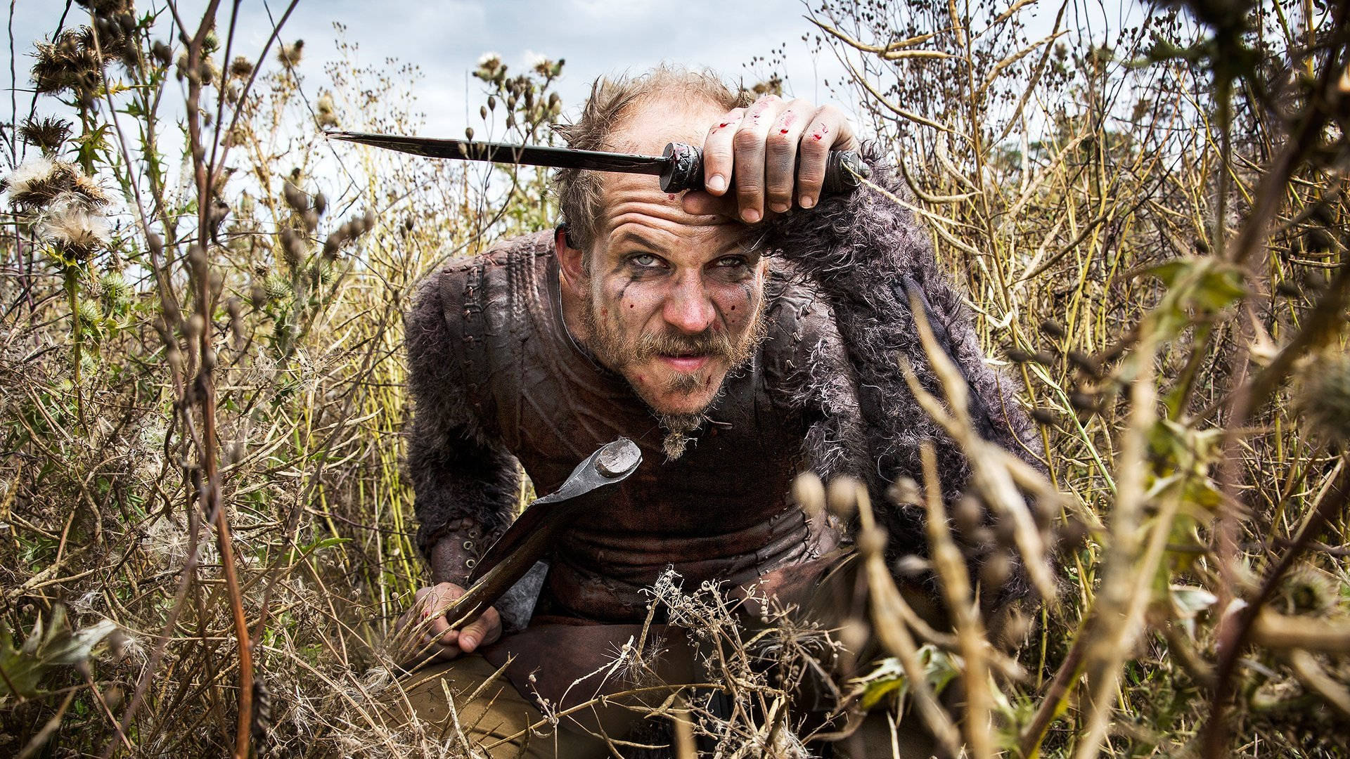 Flokide Vikings En Los Arbustos Fondo de pantalla