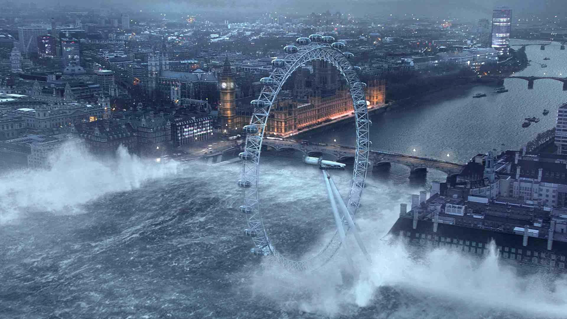 Flood 2007 British Movie London Eye Ferris Wheel Picture