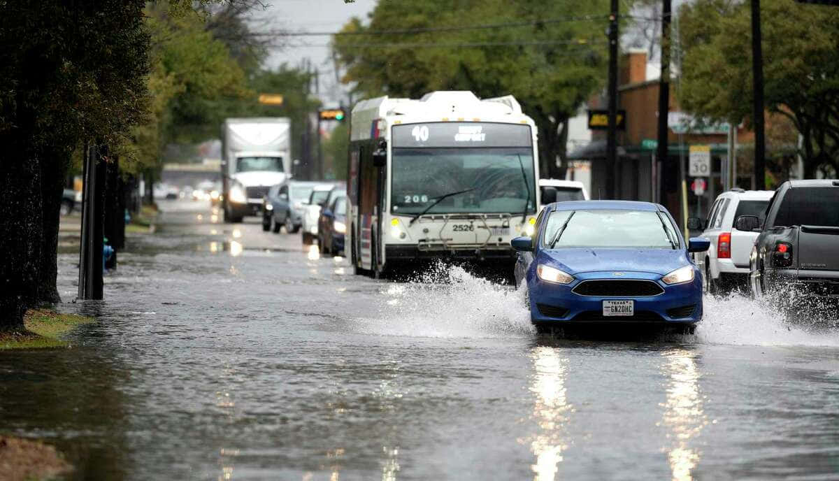 After a heavy downpour, a massive flood sweeps away the village.