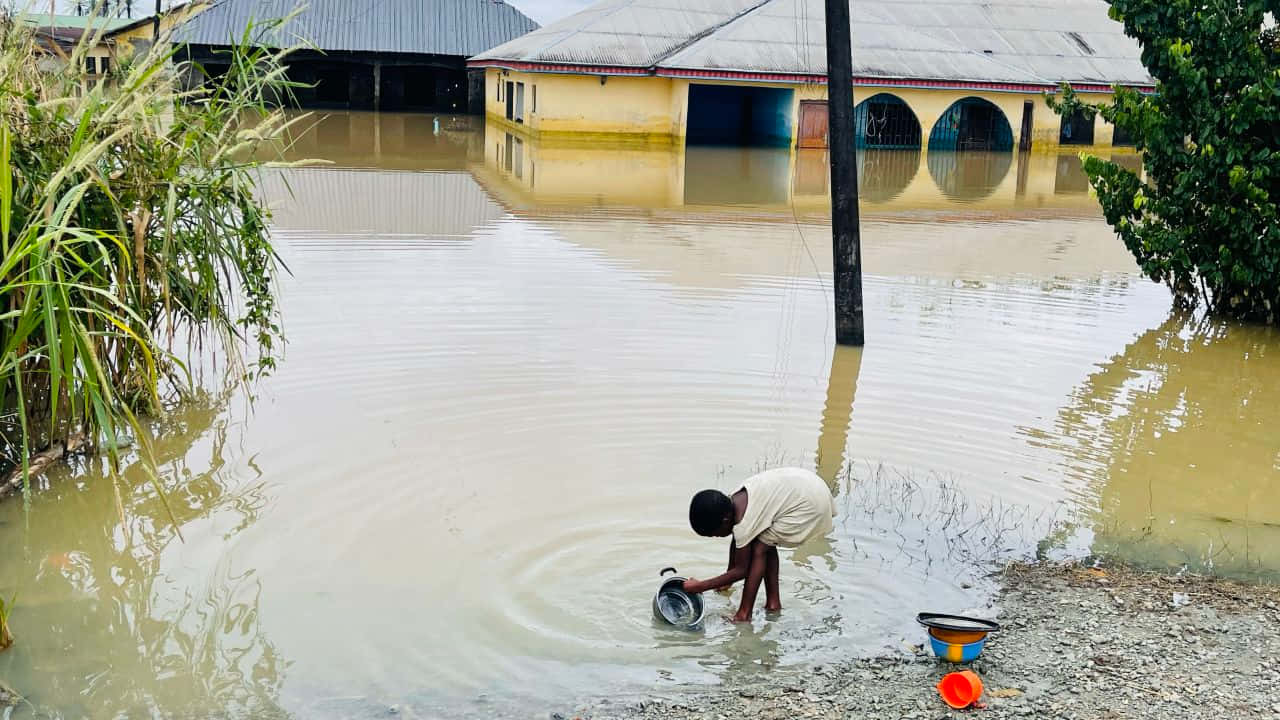 The destructive force of a flood