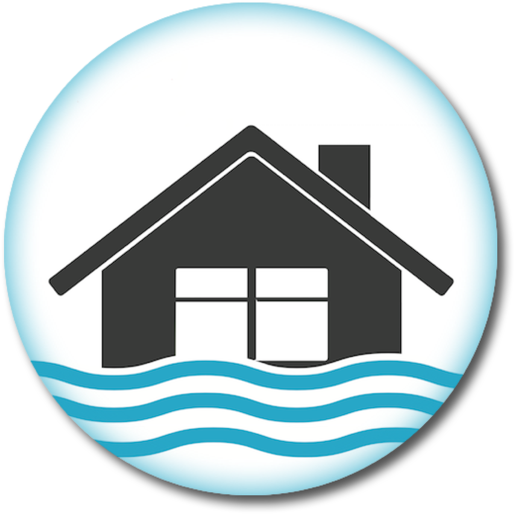 Flooded Home Icon PNG