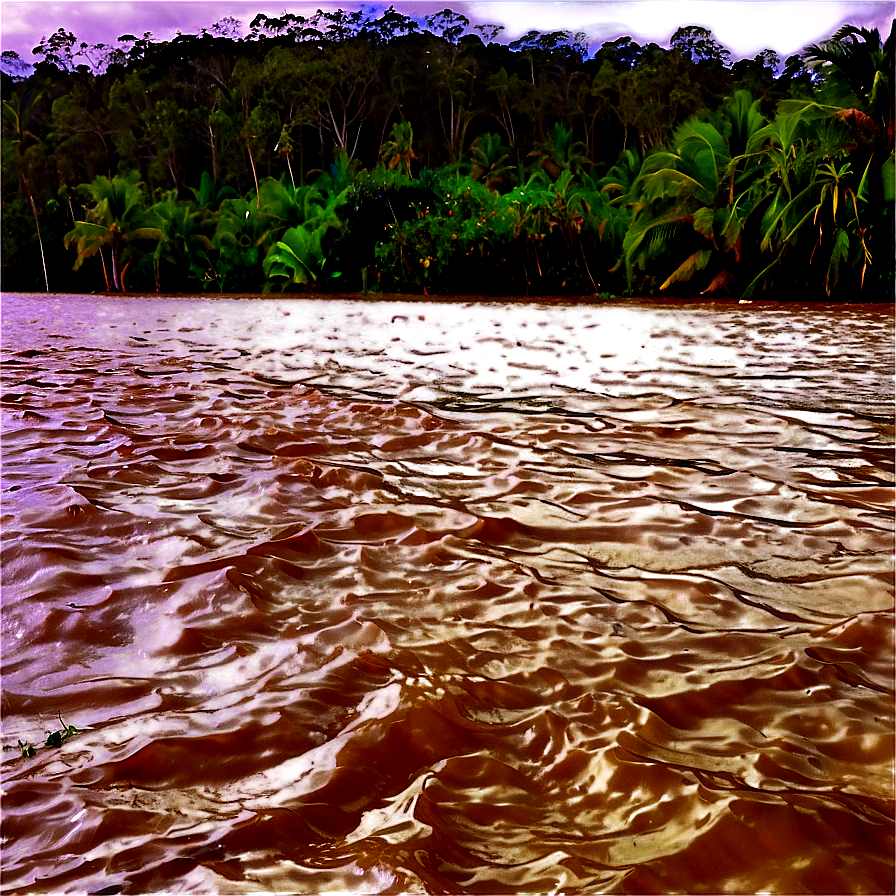 Flooded Riverbank Png 06202024 PNG