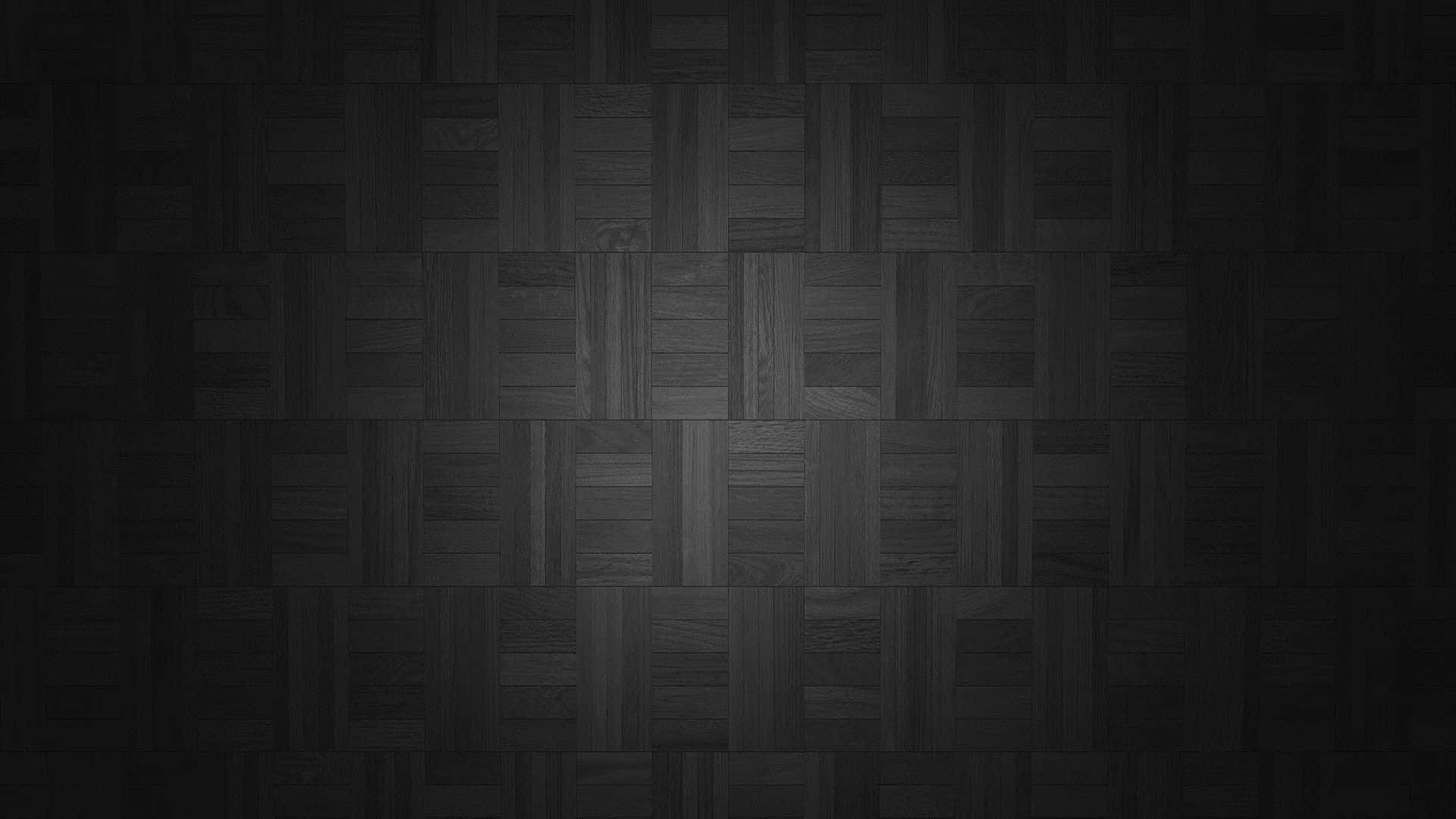 Black Wood Wallpaper With Squares