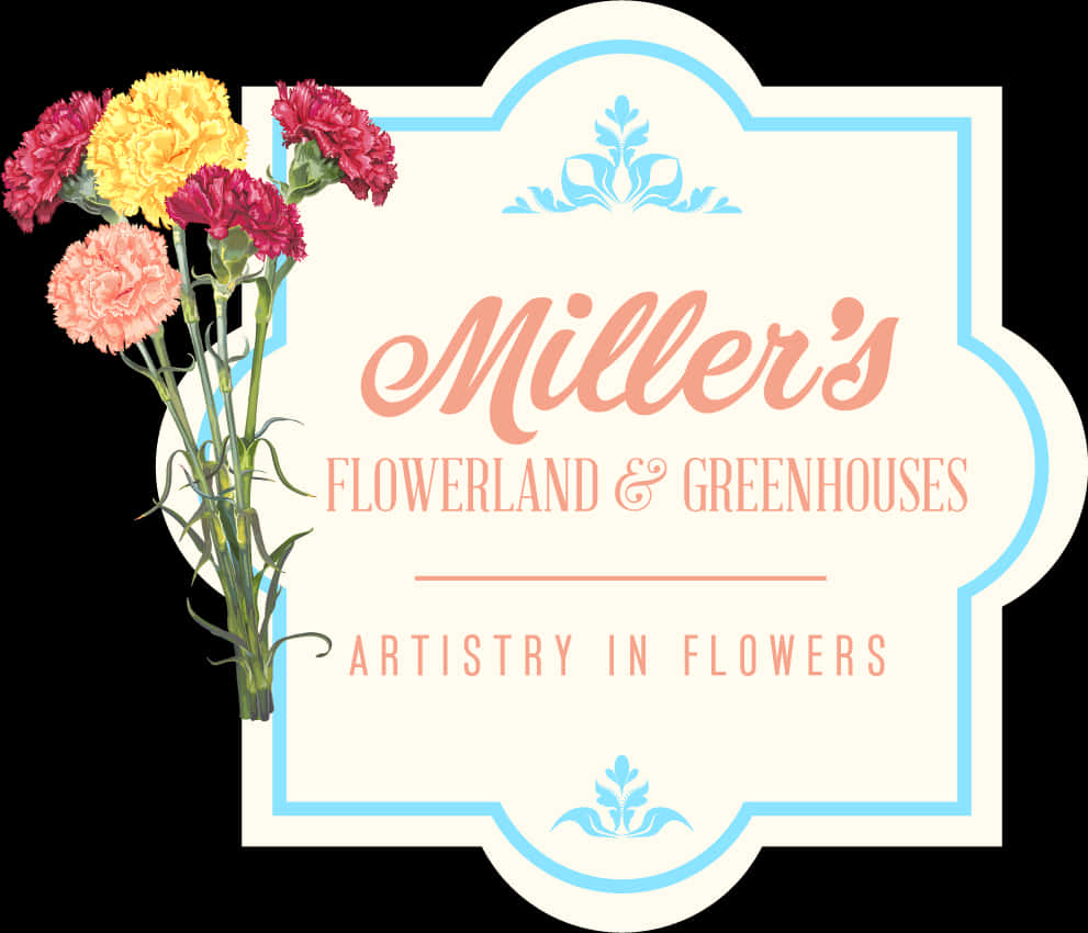 Floral Advertisement Banner PNG