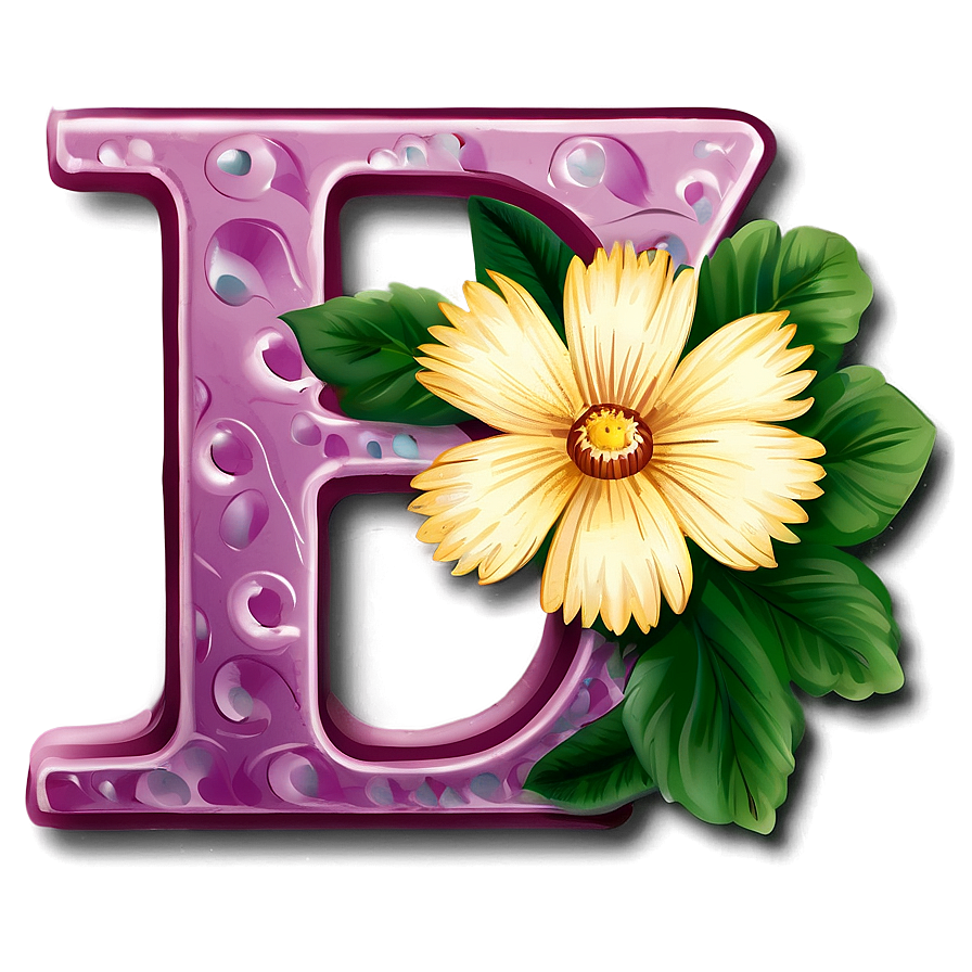 Floral Alphabet Png Dmq PNG