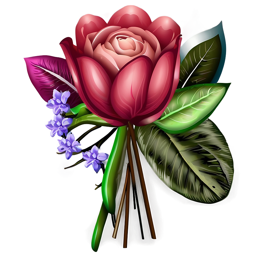 Floral Bouquet Transparent Png Rlu PNG