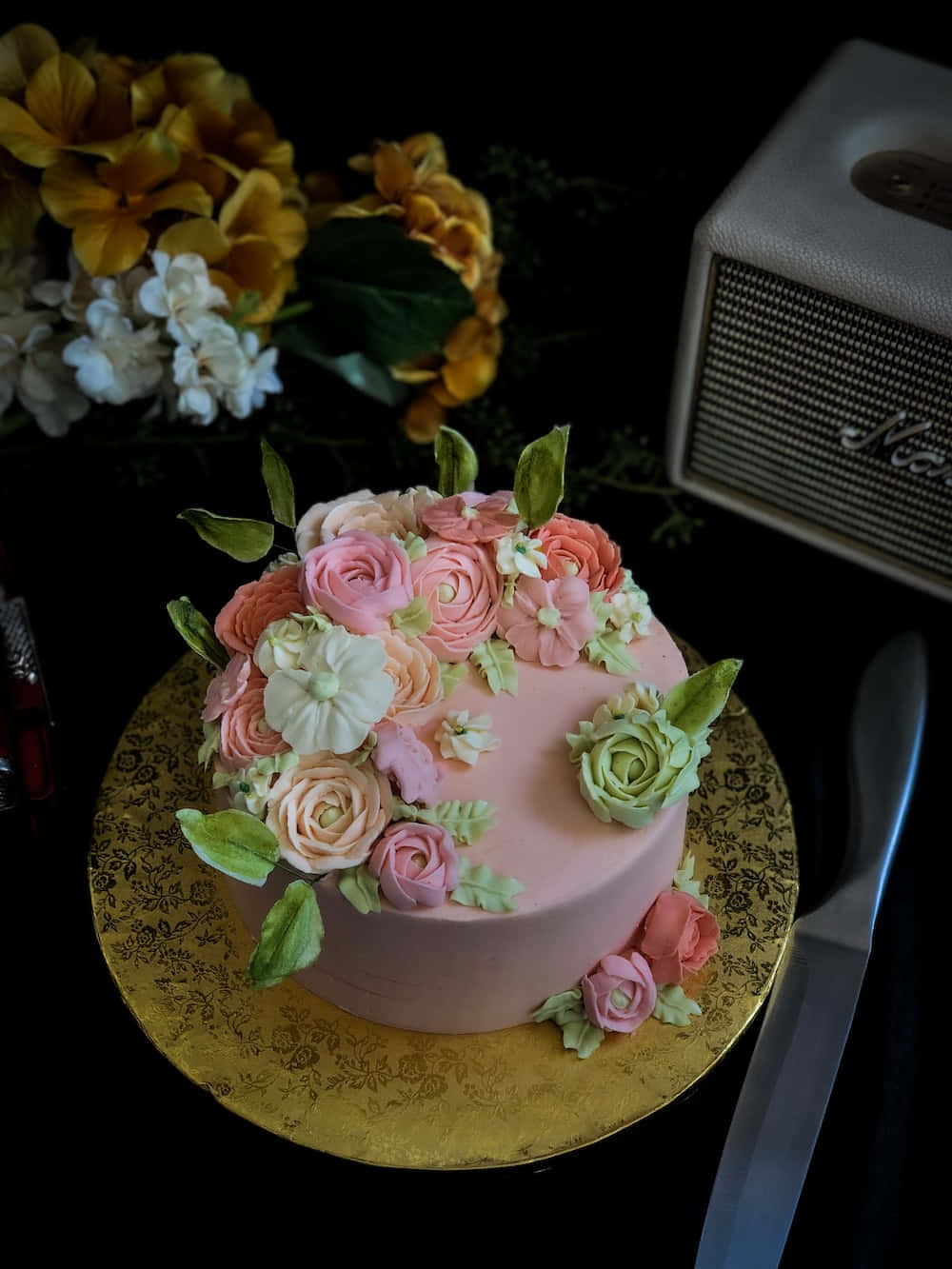 Flowering Birthday Cake | Wayne (NJ) Birthday Floral Delivery | Bosland's  Flower Shop